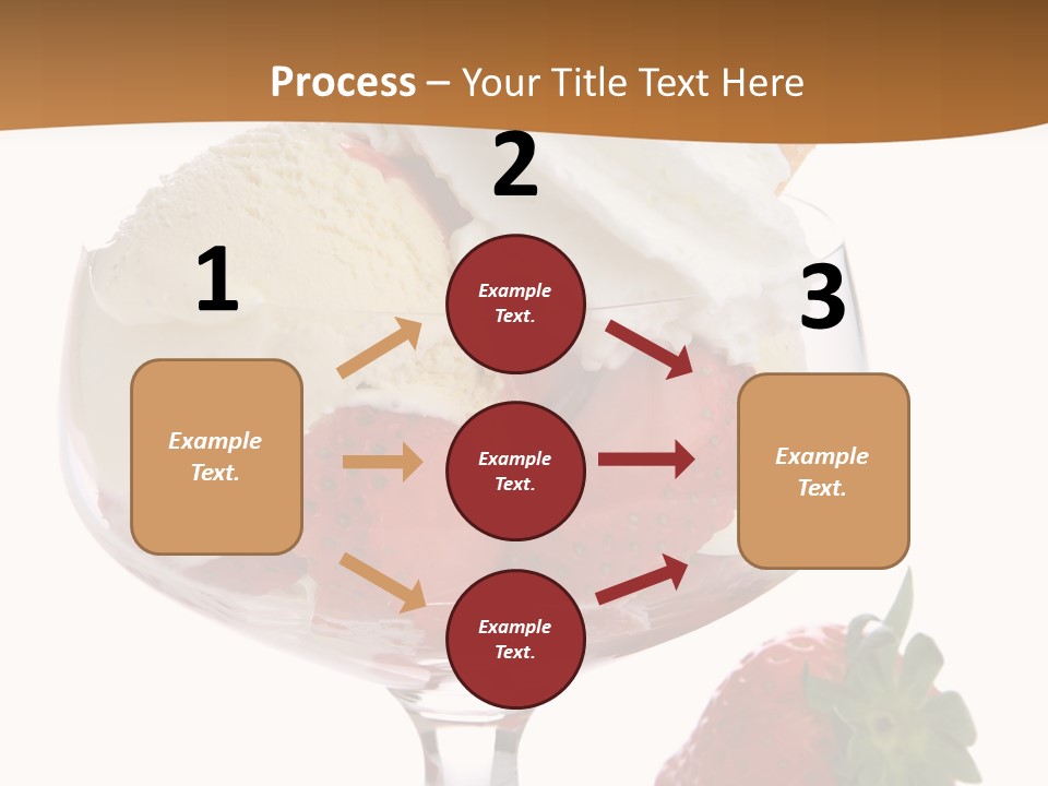 Frozen Dessert Vanilla PowerPoint Template