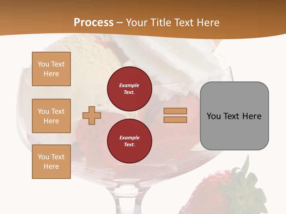 Frozen Dessert Vanilla PowerPoint Template