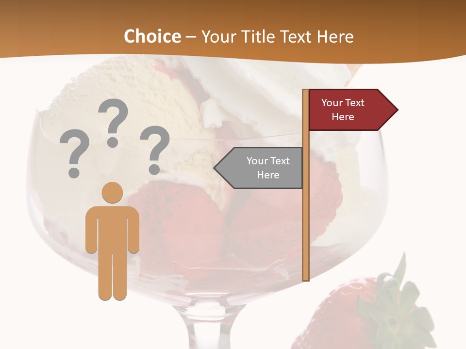 Frozen Dessert Vanilla PowerPoint Template