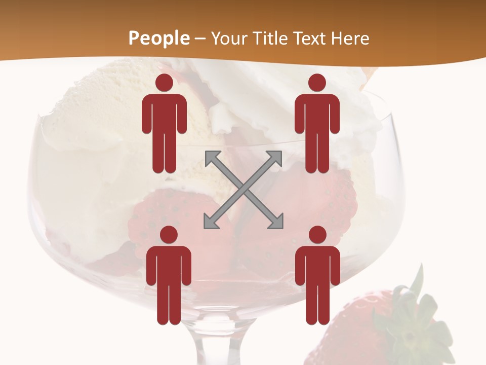 Frozen Dessert Vanilla PowerPoint Template