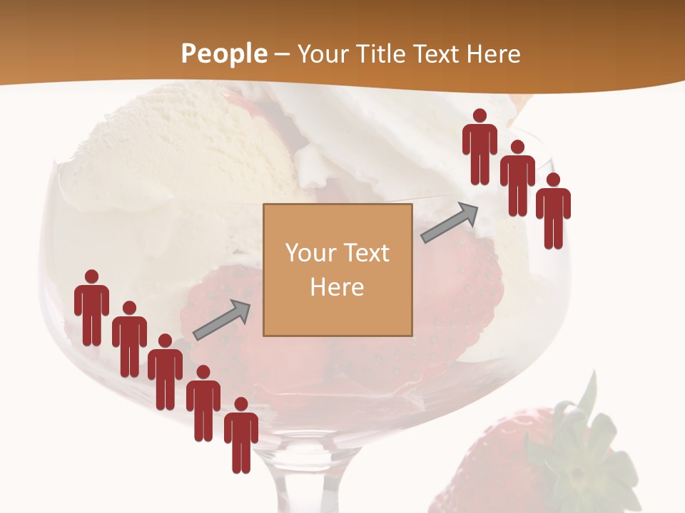 Frozen Dessert Vanilla PowerPoint Template