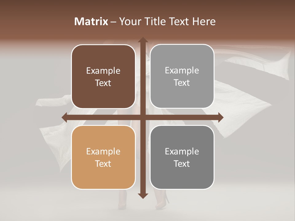 Portrait Hair Beauty PowerPoint Template