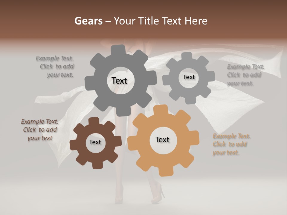 Portrait Hair Beauty PowerPoint Template