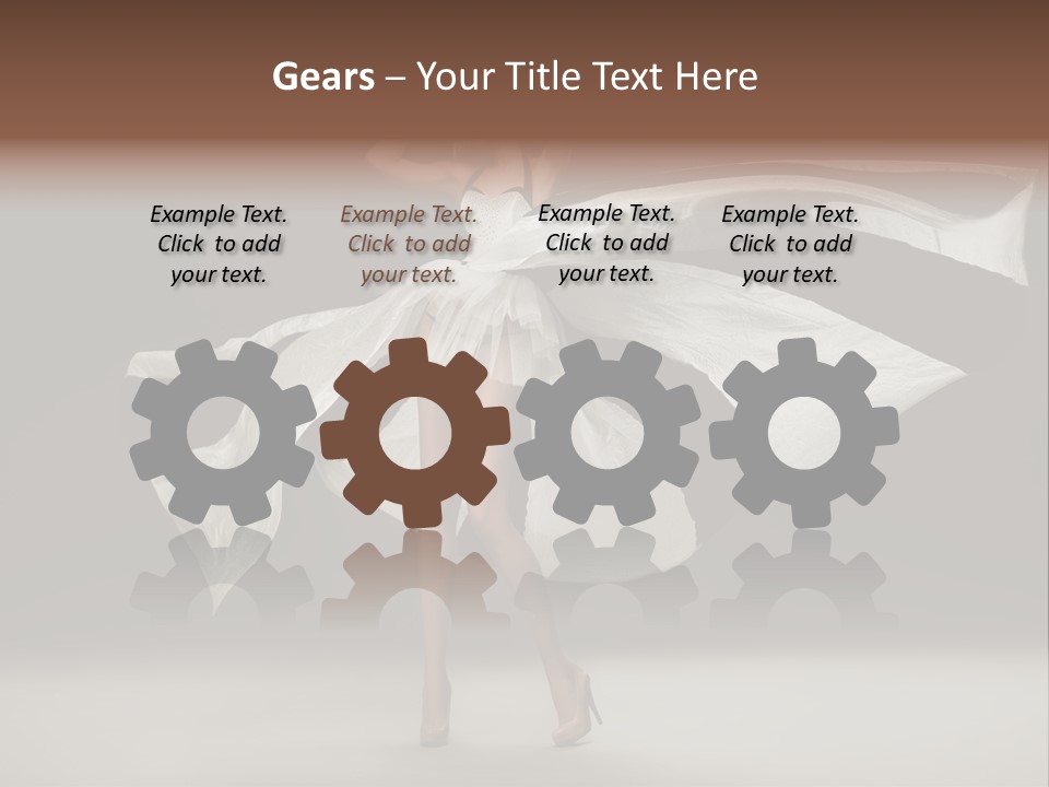 Portrait Hair Beauty PowerPoint Template