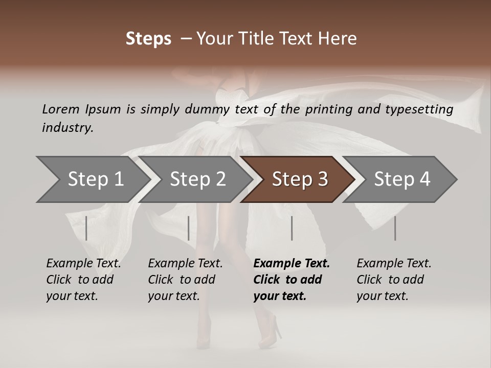 Portrait Hair Beauty PowerPoint Template