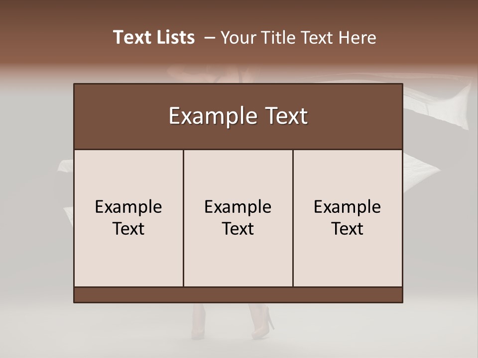 Portrait Hair Beauty PowerPoint Template
