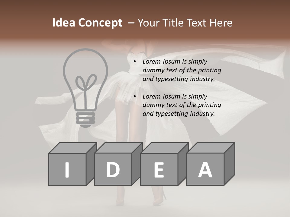 Portrait Hair Beauty PowerPoint Template