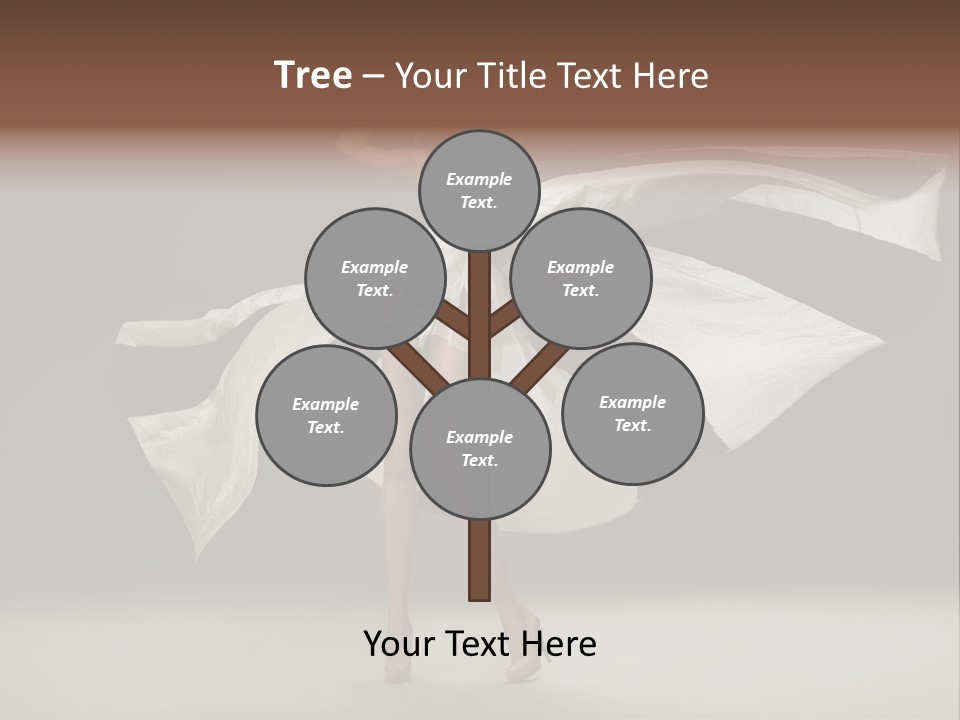 Portrait Hair Beauty PowerPoint Template