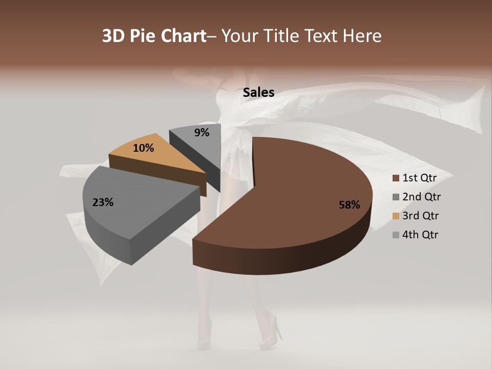 Portrait Hair Beauty PowerPoint Template