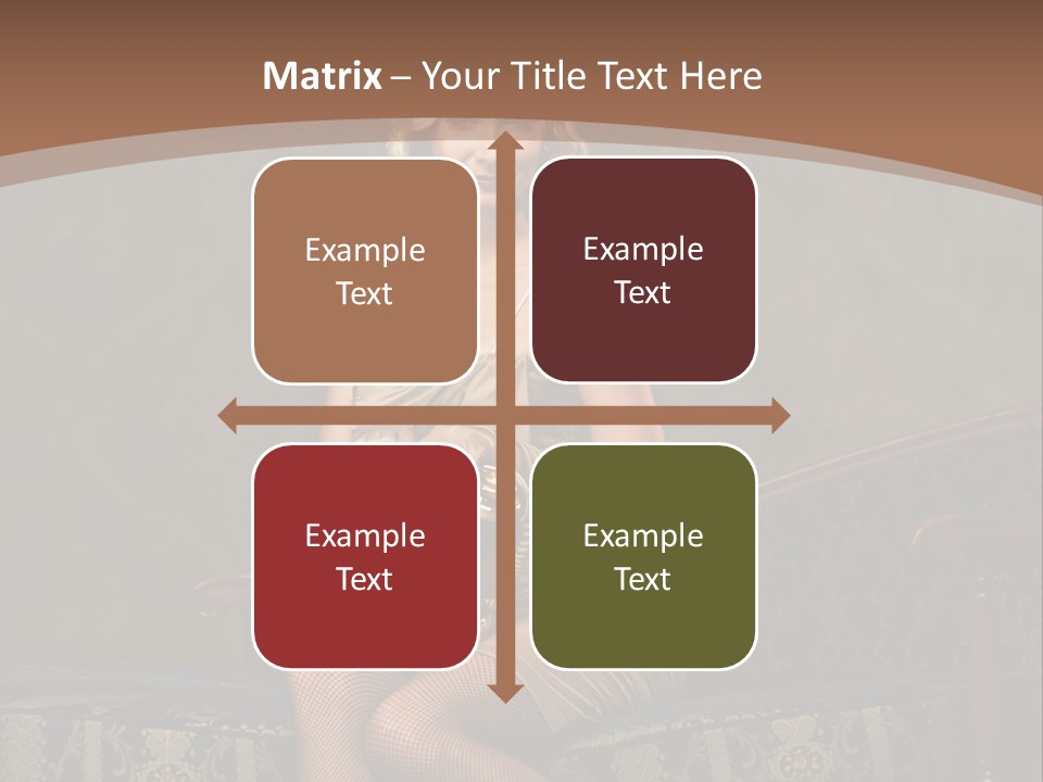 Female Make Up Woman PowerPoint Template