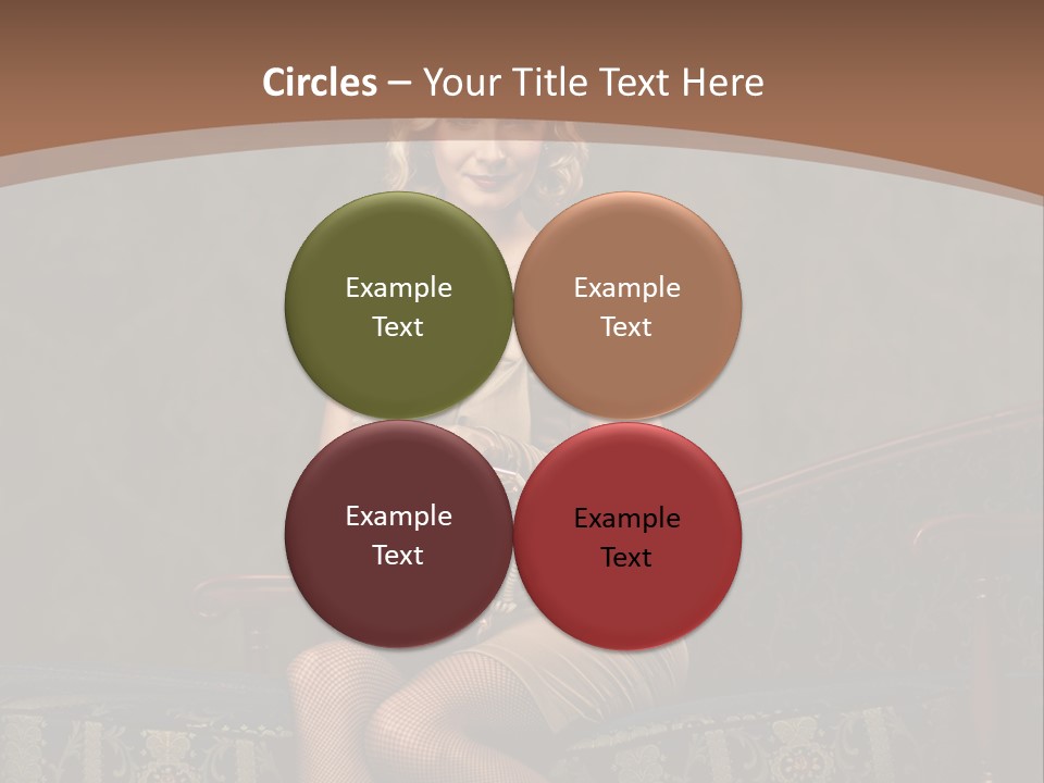 Female Make Up Woman PowerPoint Template