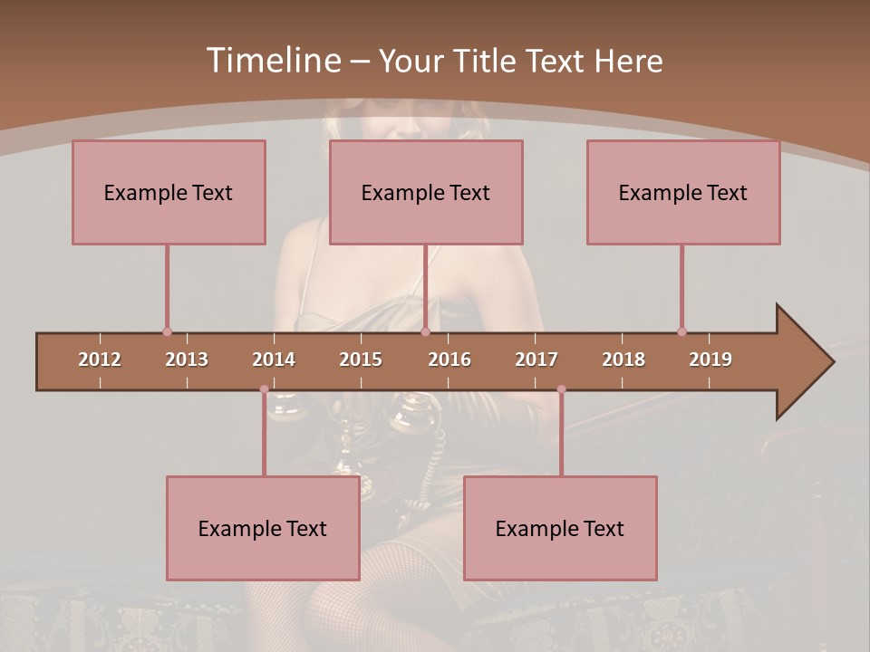 Female Make Up Woman PowerPoint Template