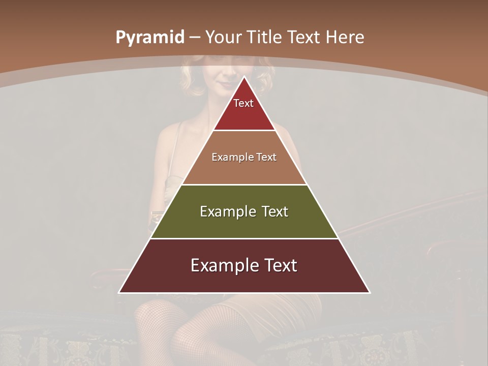 Female Make Up Woman PowerPoint Template