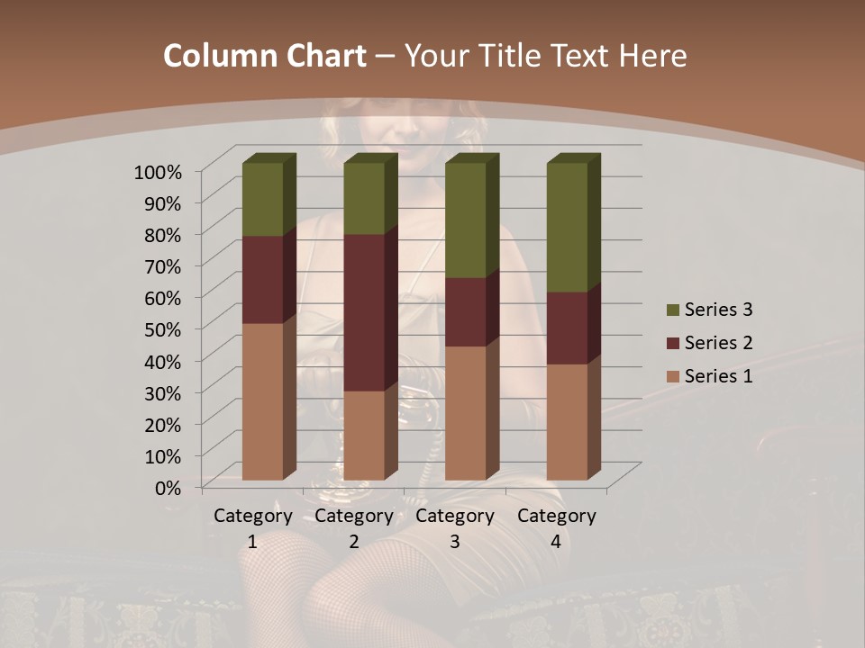 Female Make Up Woman PowerPoint Template