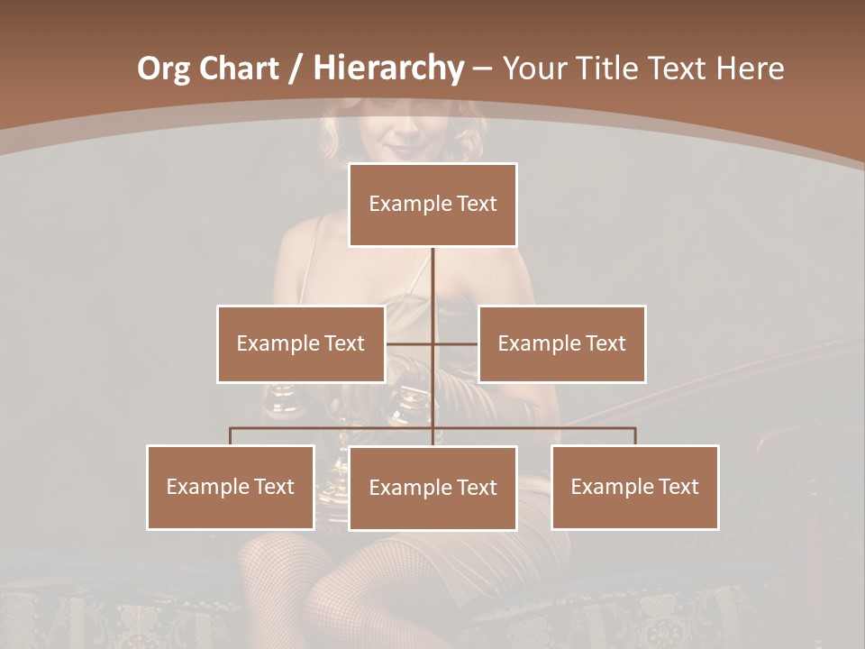 Female Make Up Woman PowerPoint Template