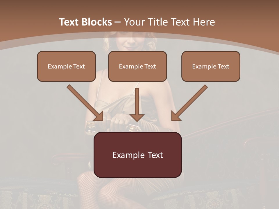 Female Make Up Woman PowerPoint Template