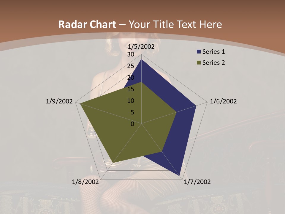 Female Make Up Woman PowerPoint Template