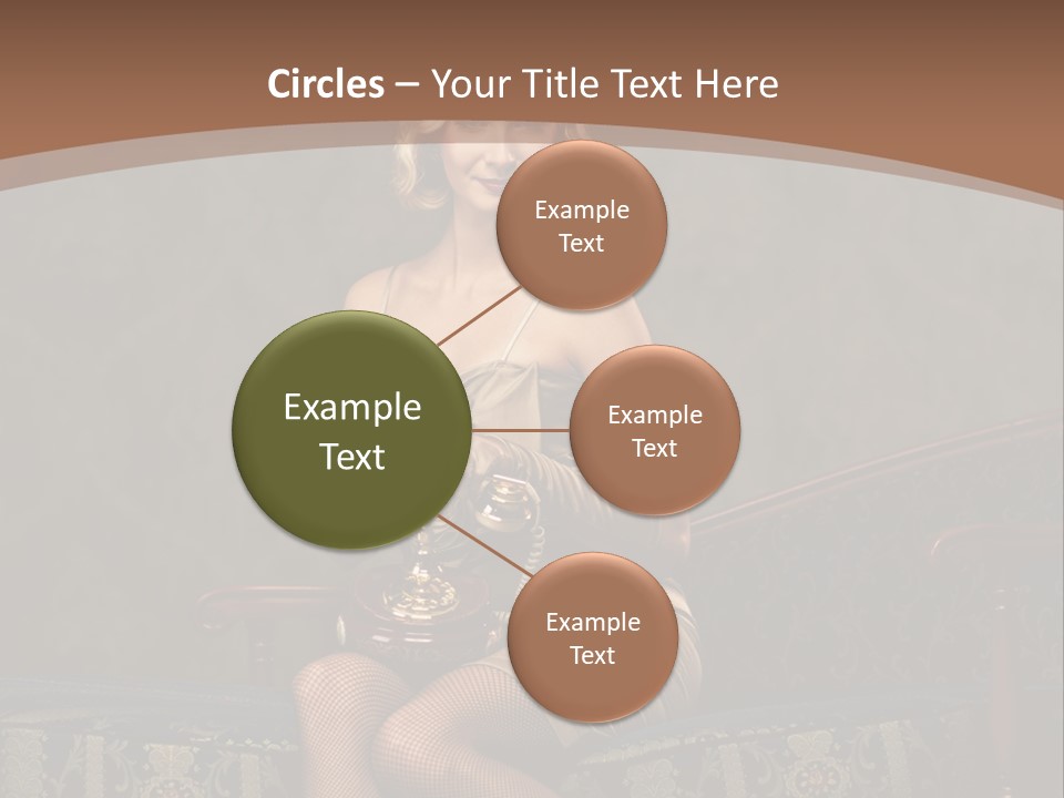 Female Make Up Woman PowerPoint Template