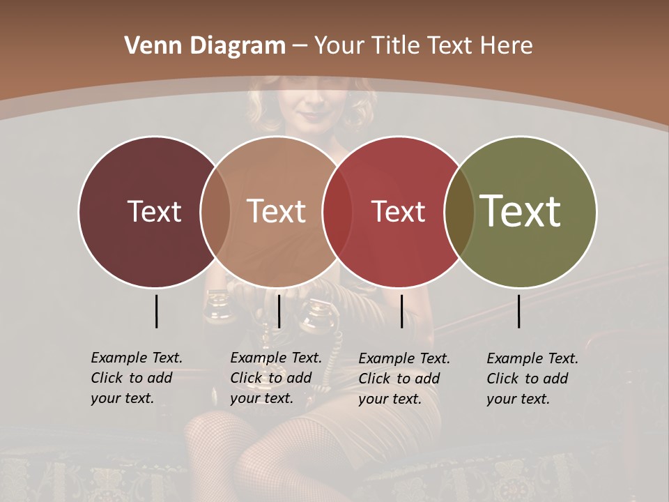 Female Make Up Woman PowerPoint Template