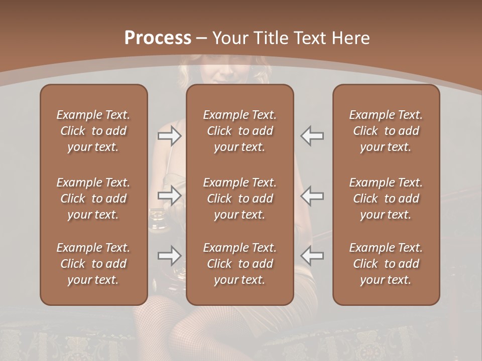 Female Make Up Woman PowerPoint Template