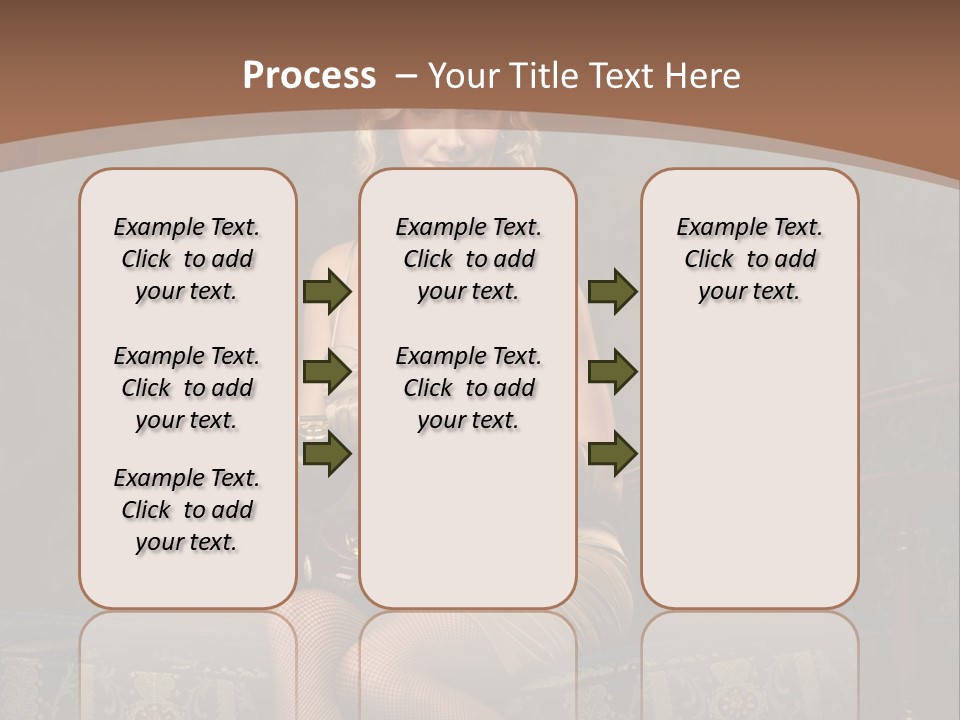 Female Make Up Woman PowerPoint Template
