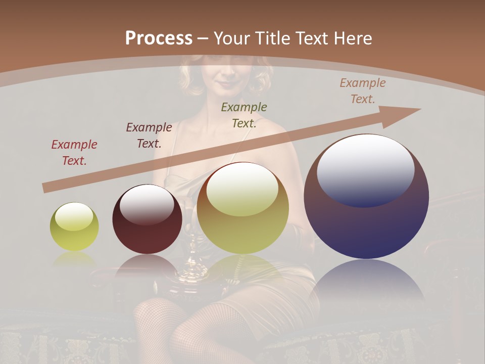 Female Make Up Woman PowerPoint Template