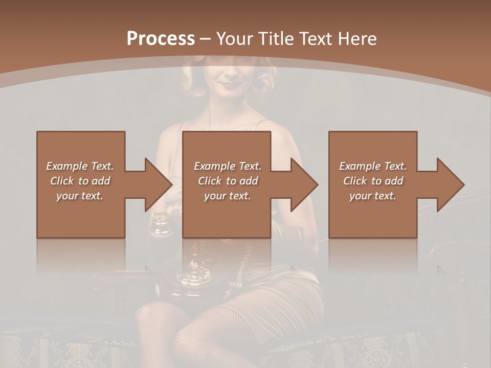 Female Make Up Woman PowerPoint Template