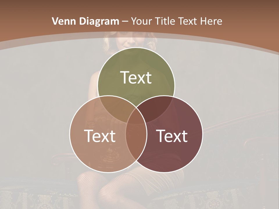 Female Make Up Woman PowerPoint Template