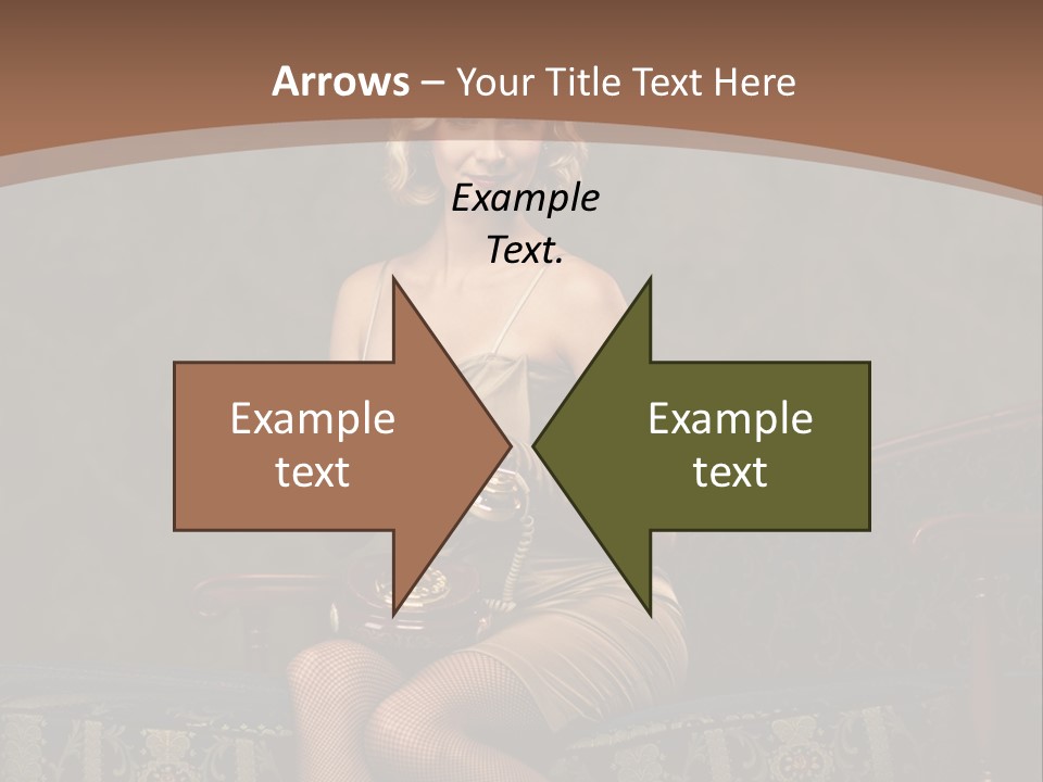 Female Make Up Woman PowerPoint Template