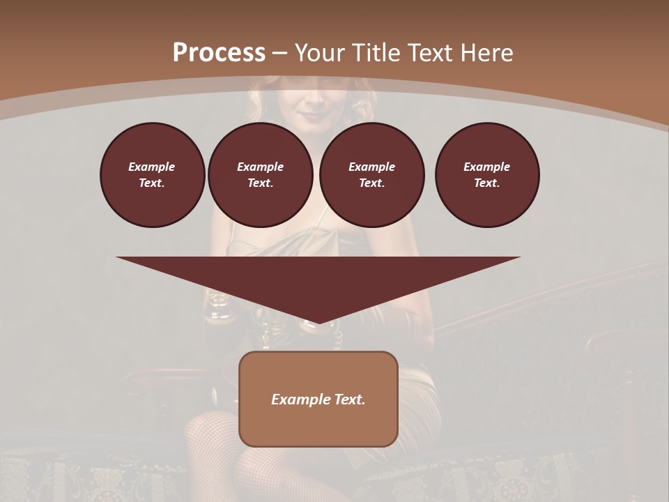 Female Make Up Woman PowerPoint Template