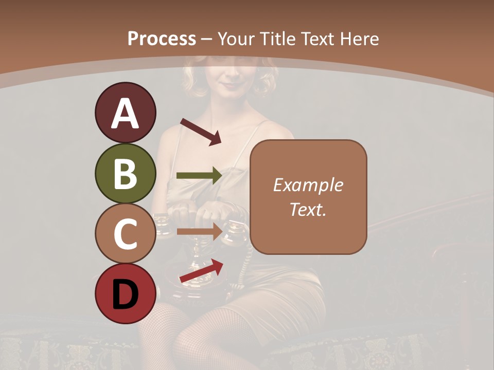 Female Make Up Woman PowerPoint Template