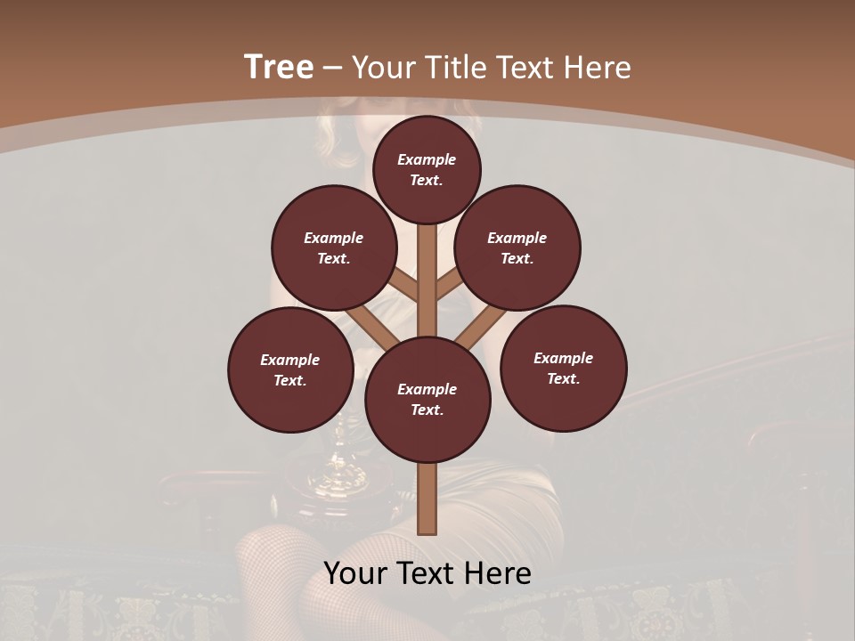 Female Make Up Woman PowerPoint Template