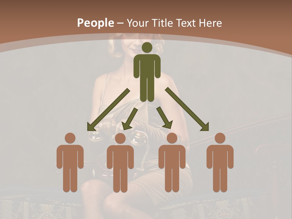 Female Make Up Woman PowerPoint Template