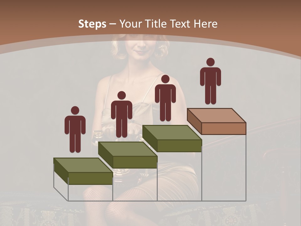 Female Make Up Woman PowerPoint Template