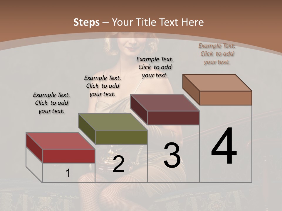 Female Make Up Woman PowerPoint Template