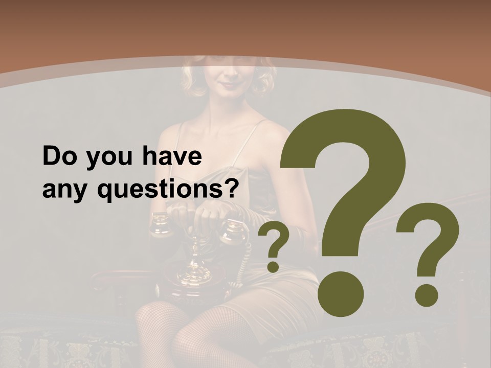 Female Make Up Woman PowerPoint Template