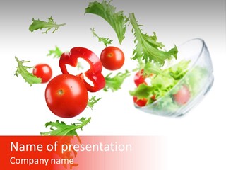 Vitamin Art Diet PowerPoint Template