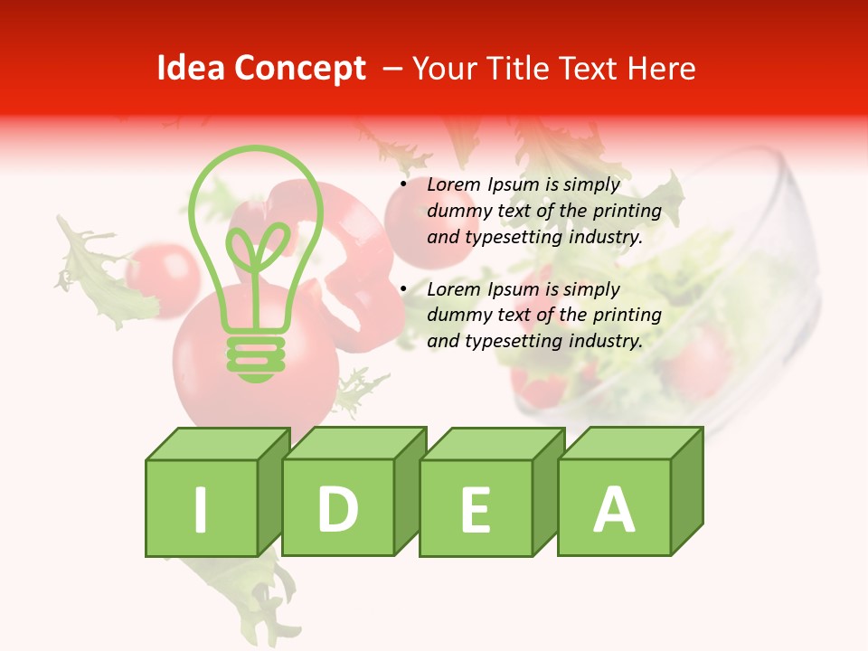 Vitamin Art Diet PowerPoint Template