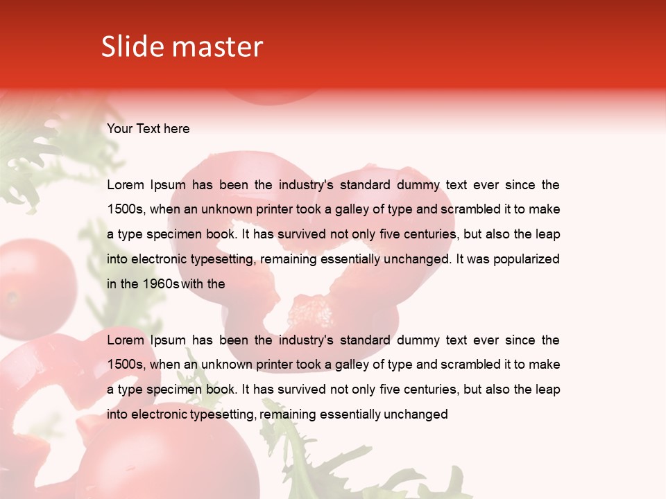 Leaf Vegetarian Cuisine PowerPoint Template