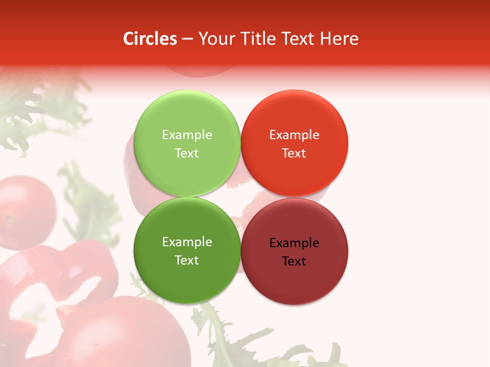 Leaf Vegetarian Cuisine PowerPoint Template