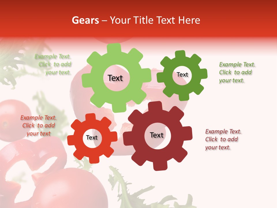 Leaf Vegetarian Cuisine PowerPoint Template