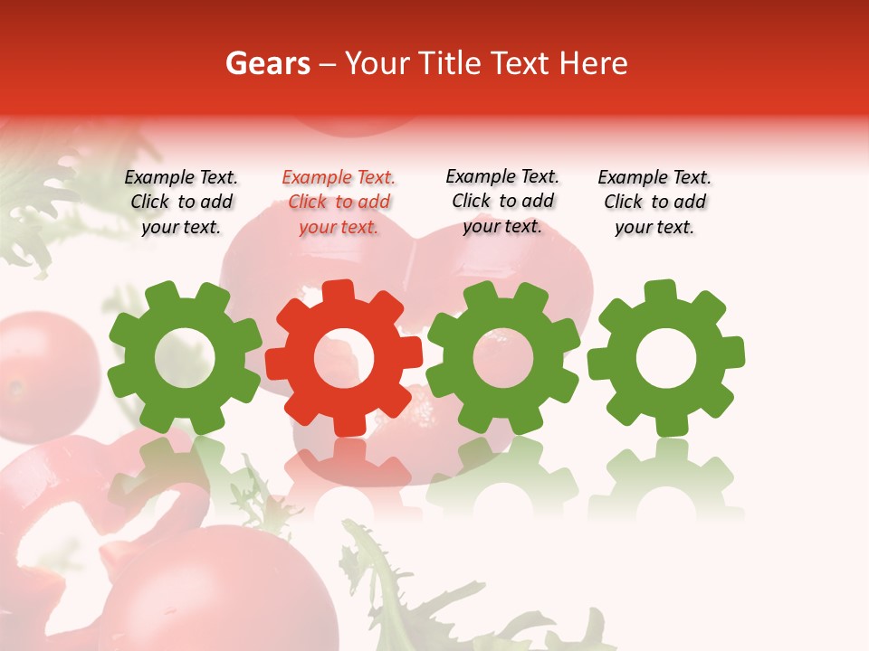 Leaf Vegetarian Cuisine PowerPoint Template