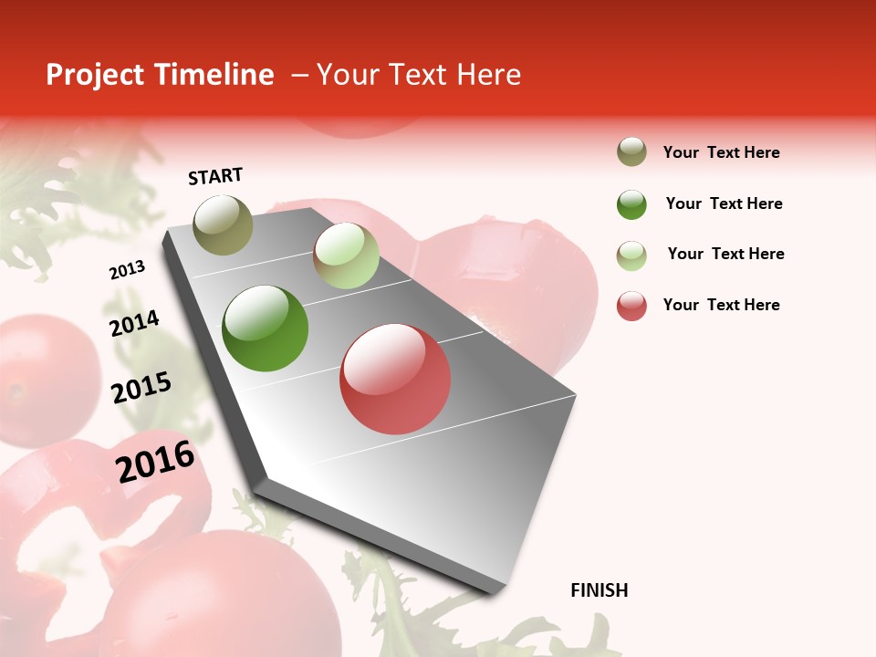 Leaf Vegetarian Cuisine PowerPoint Template