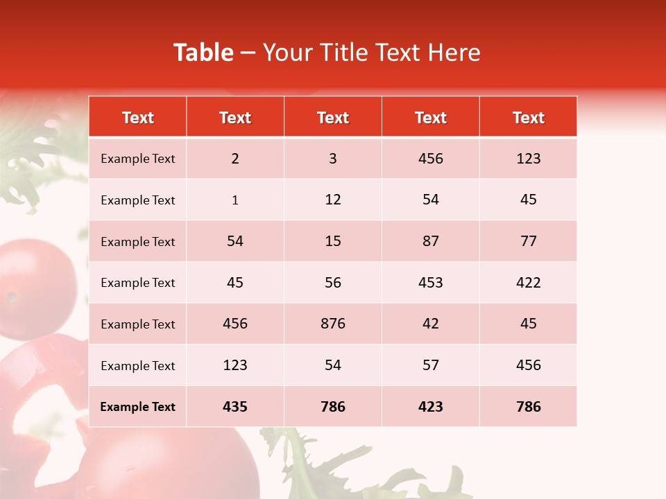 Leaf Vegetarian Cuisine PowerPoint Template