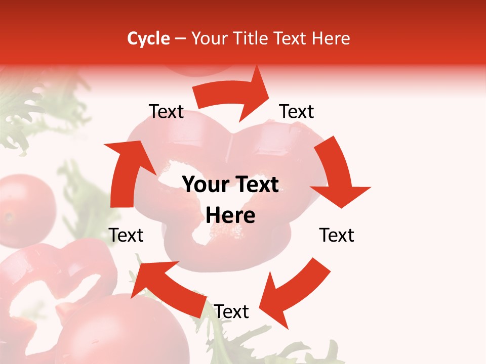 Leaf Vegetarian Cuisine PowerPoint Template