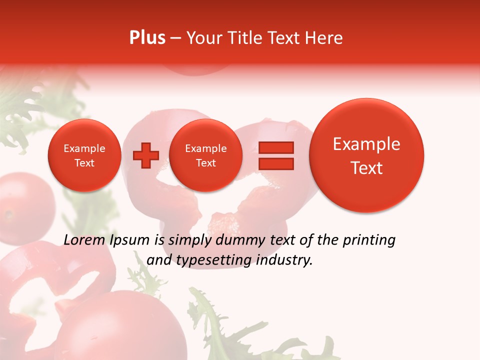 Leaf Vegetarian Cuisine PowerPoint Template