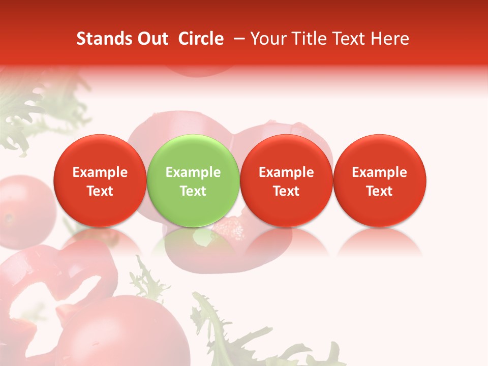 Leaf Vegetarian Cuisine PowerPoint Template