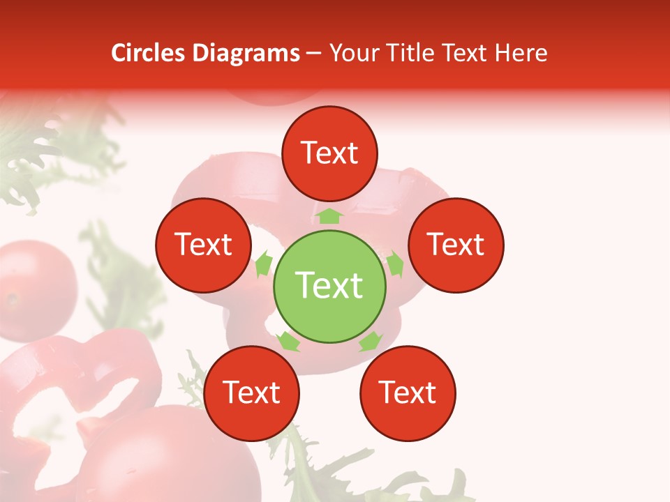 Leaf Vegetarian Cuisine PowerPoint Template
