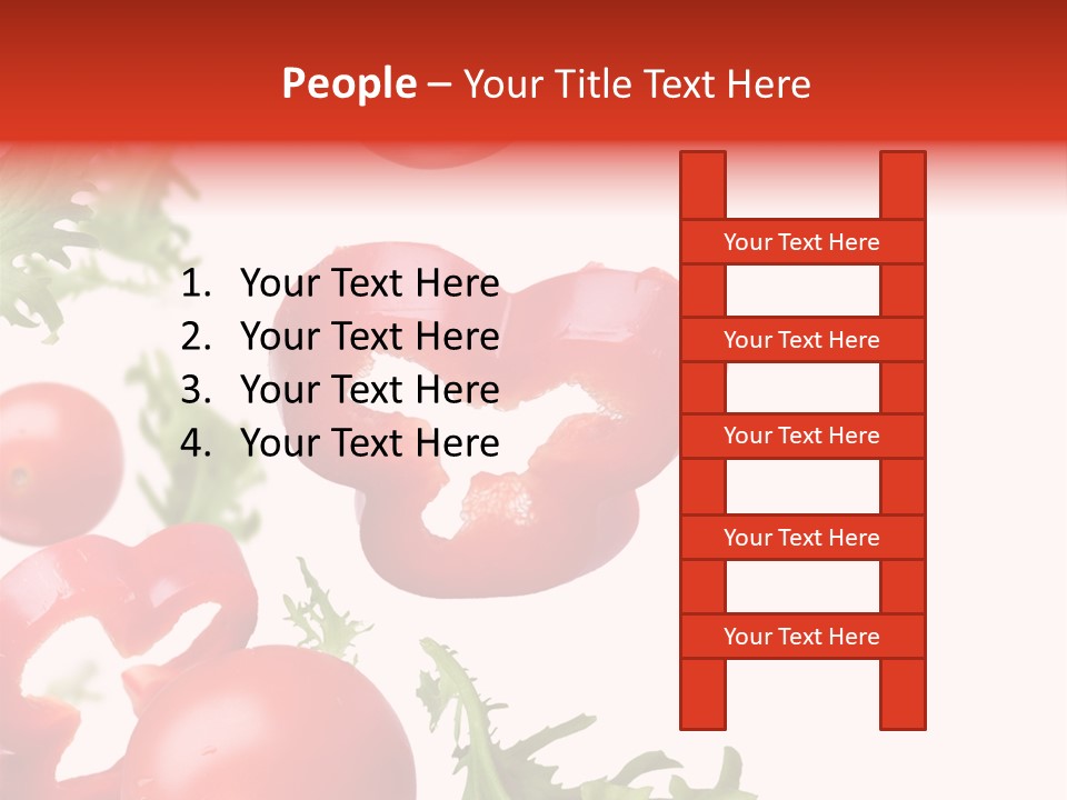 Leaf Vegetarian Cuisine PowerPoint Template