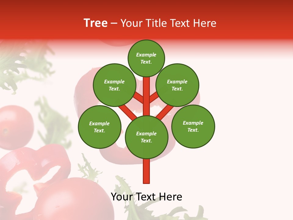 Leaf Vegetarian Cuisine PowerPoint Template